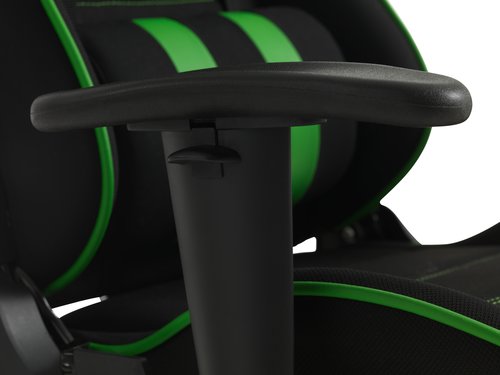 Gamer szék LAMDRUP fekete/zöld
