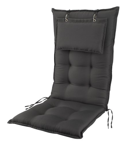 Cushion recliner chair STARENGE d.grey