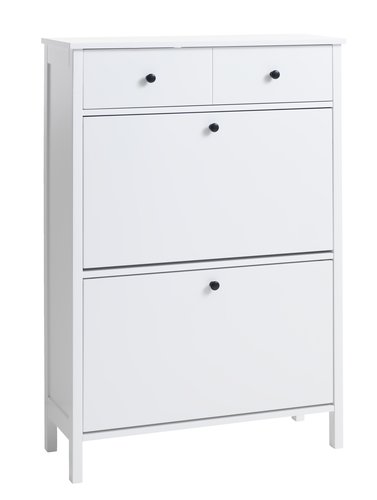 Shoe cabinet TERPET 2 comp. white