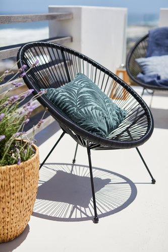 Lounge chair UBBERUP black | JYSK