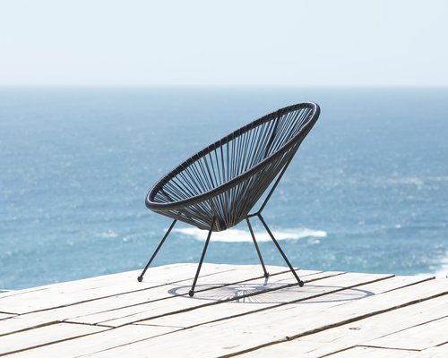 Lounge chair UBBERUP black | JYSK