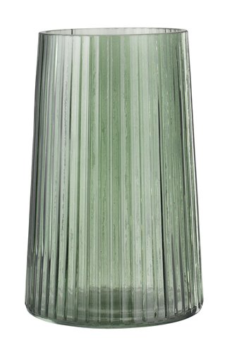 Vase ROY Ø13xH20cm grønn
