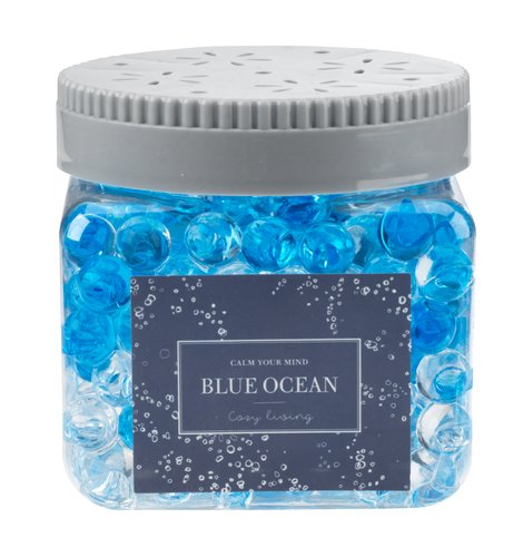 Duftperlen CARL blau im Glas m/Deckel