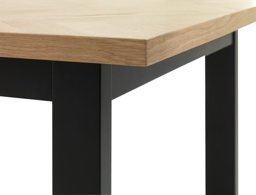 Table AGERSKOV 90x200 chêne/noir