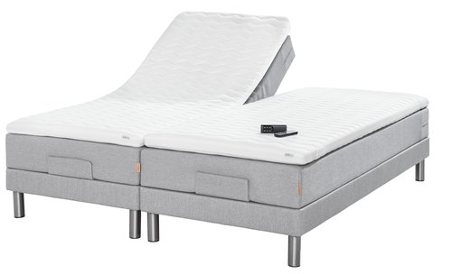 Elektrisch bed 90x200 GOLD E40 latex grijs-27