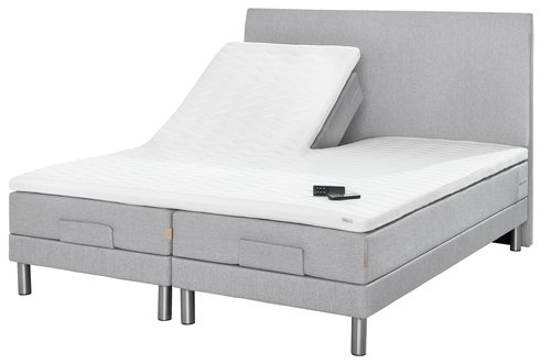 Lit réglable 180x200 GOLD E40 latex Gris-27