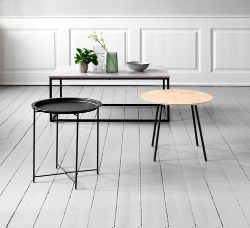 End table NYBO D55 oak color/black