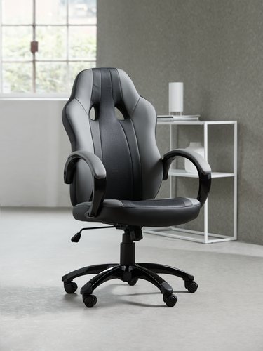 Gaming chair AGGESTRUP grey/black