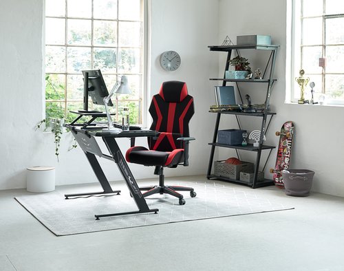 Mesa gaming LANGHOLM c/LED preto