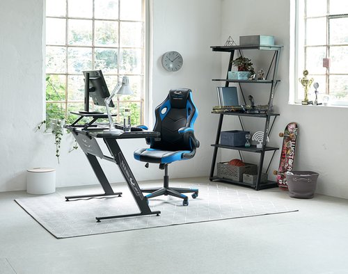 Mesa gaming LANGHOLM c/LED preto