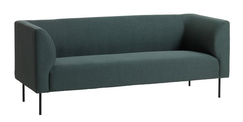 Sofa KARE 3-pers. mørkegrøn
