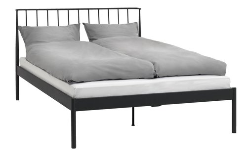 Рамка за легло ABILDRO 160x200 черна