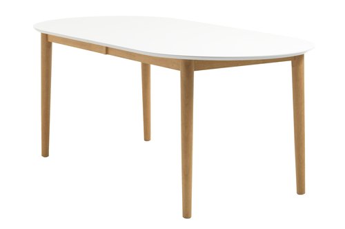 Jedilniška miza EGENS 90x190/270 bela