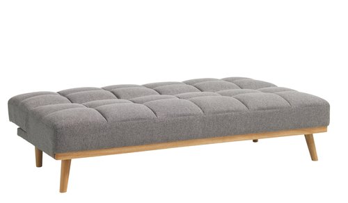 Καναπές-κρεβάτι NEJEDE ανοιχτό γκρι ύφασμα