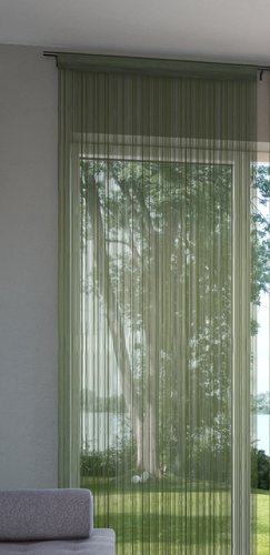 Nitková záclona NISSER 1x90x300 olivová