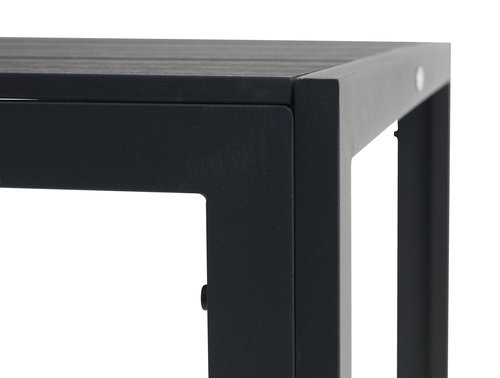 Stôl MADERUP Š90xD205 čierna