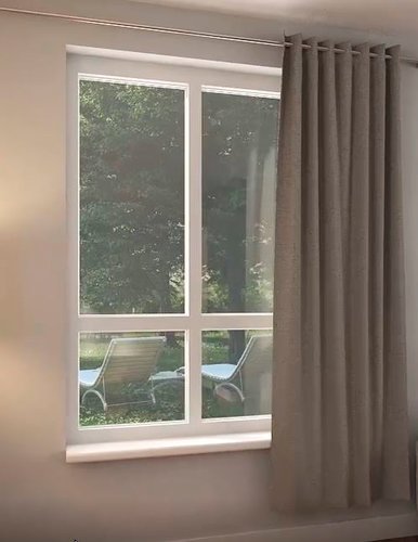 Κουρτίνα LUPIN 1x140x300 όψη μεταξιού ασημί