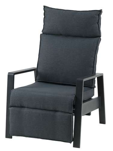 Lounge chair VONGE black JYSK