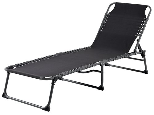 Șezlong HALDEN 60x190 negru