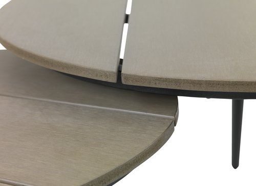 Beistelltisch-Set VEBBESTRUP natur | JYSK