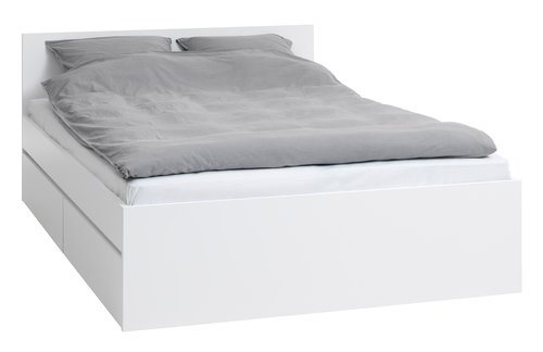 Bed frame LIMFJORDEN King white