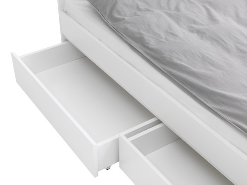 Bed frame LIMFJORDEN King white