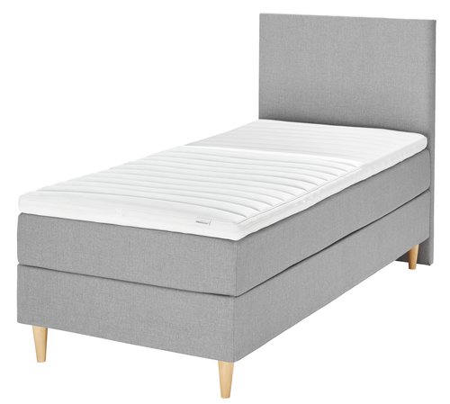 Tăblie de pat 90x115 H10 simplă Gri-23