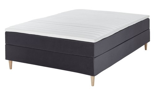 Континентальне ліжко 140x200 BASIC C10 Сірий-34