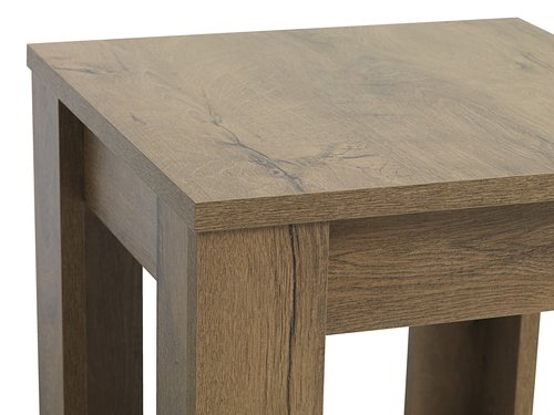 End table VEDDE 50x50 wild oak