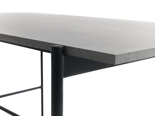 Matbord TERSLEV 85x140 betongfärgat