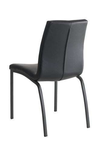 Jídelní židle ASAA černá koženka