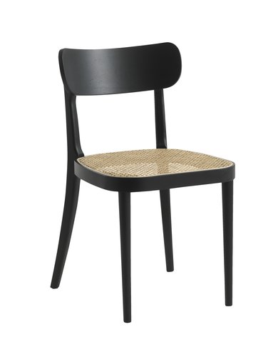 Dining chair FAURHOLT black/natural