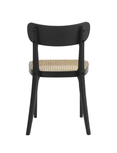 Dining chair FAURHOLT black/natural