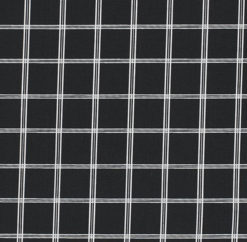 Completo copripiumino KARIN Percalle 240x220 cm bianco/nero