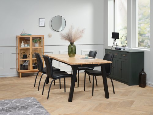 Espelho MARSTAL Ø50 preto