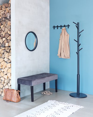 Espelho RANDERUP Ø47 preto