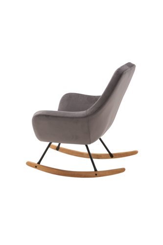 Cadeira baloiço ASSERBO cinzento escuro