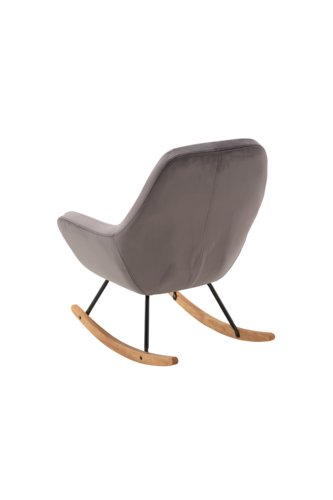 Cadeira baloiço ASSERBO cinzento escuro