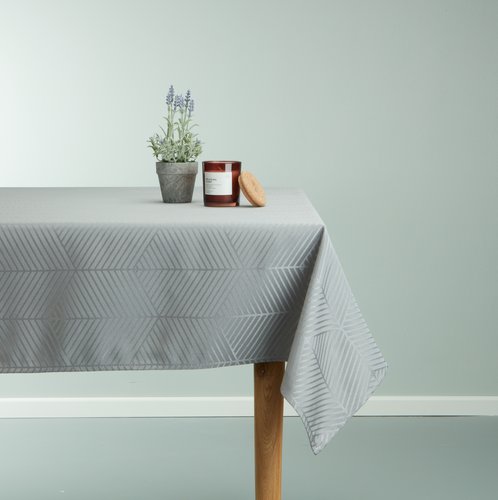 Tischdecke BLOMME 140x320 grau JYSK