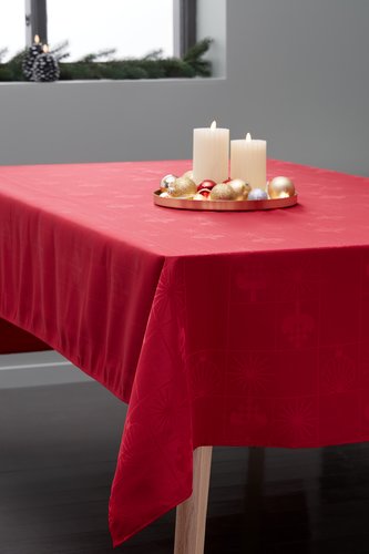 Toalha de mesa GULDSTEN 140x240 vermelho