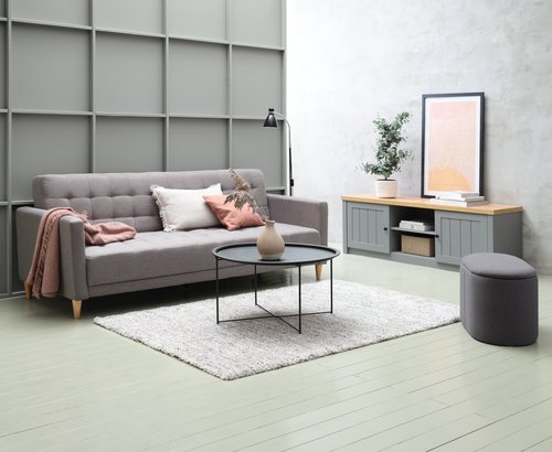 Sofa bed FALSLEV grey