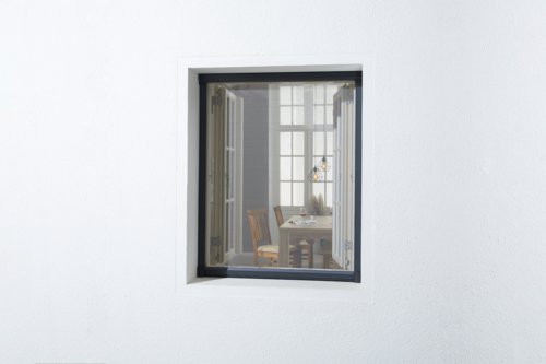 Moustiquaire enroulable NYORD 130x160 fenêtre gris