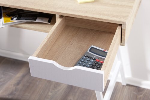 Secretária BRYRUP 48x120 carv./branco