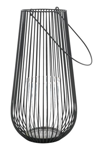 Lanterna MELIAS Ø24xA46cm preto