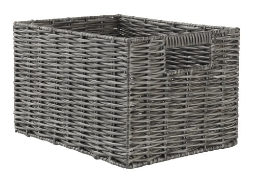 Basket CASPERSEN W20xL26xH16cm grey
