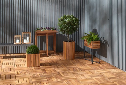 Pflanzkübel MYRHAUK 33x33x32 holz JYSK