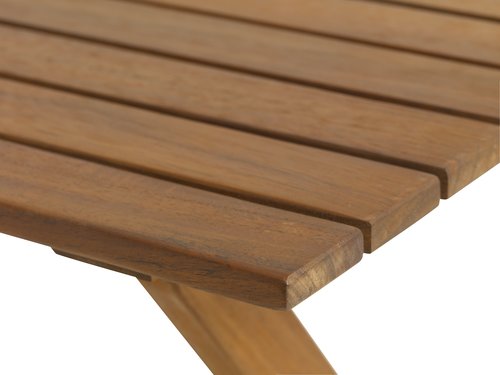 EGELUND D62 stůl tvrdé dřevo + 2 EGELUND židle tvrdé dřevo