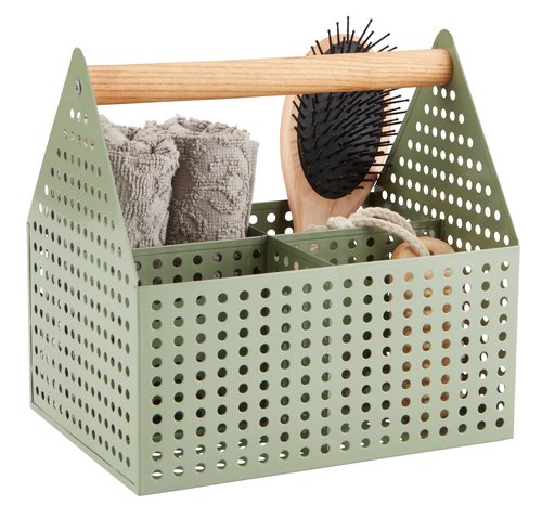 Aufbewahrungsbox VICKLEBY B15xL20xH20 grün JYSK