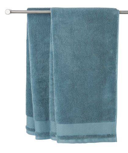 Håndklæde NORA 50x100 støvet blå
