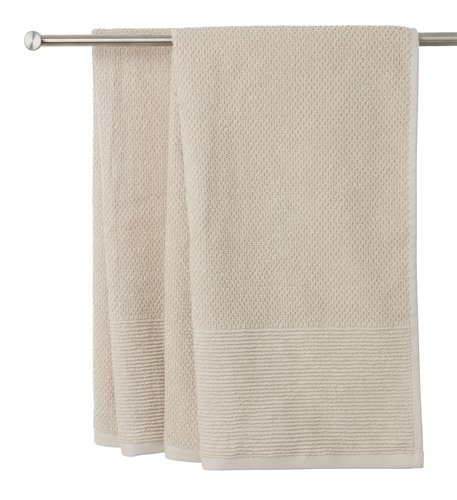 Serviette de bain GISTAD 65x130 beige